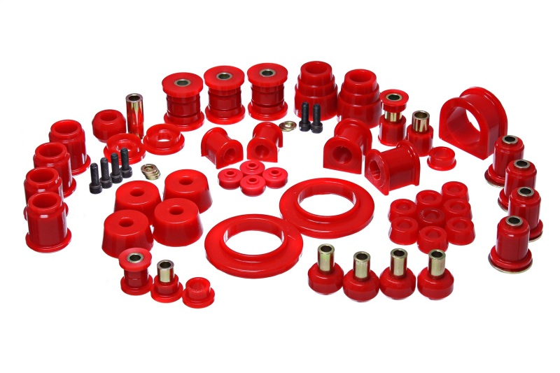 Toyota 4Runner Bushing Kit - Energy Suspension - Hyper-Flex Master - Red - `00-`02